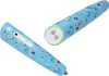 Two views of a blue protective case for a Ravensburger TipToi Create pen, decorated with a knight and castle pattern. Produktbild-Vorschau
