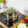 Kinghoff Dampfgartöpfe 2,5l 18cm 3 Elemente KH3315 Produktbild-Vorschau 8
