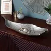 riess-ambiente Deko Schale ABSTRACT LEAF 65cm silber Produktbild-Vorschau 1