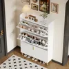 okwish Schuhschrank  Schuhregal Schuhkommode mit 3 Klappen, Produktbild-Vorschau 7
