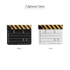 Two film clapboards, one black and one white, are displayed side-by-side against a white background. Text above indicates '2 Optional Colors' and labels below the clapboards read 'Black' and 'White'. Náhled obrázku produktu
