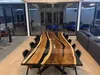 Konferenz Besprechnung River Table Echtes Holz Massiv Produktbild-Vorschau 1
