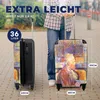 MuchoWow® Koffer Handgepäck Trolley Rollkoffer Kleine Produktbild-Vorschau 5