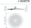 SCHÜTTE CAPRI Kopfbrause, Chrom/Weiß Produktbild-Vorschau 8