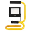 A portable LED floodlight with a yellow metal stand. Náhled obrázku produktu