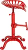 A red adjustable tractor seat stool. Náhled obrázku produktu
