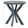 vidaXL Bistrotisch Grün Ø70 cm Kunststoff Produktbild-Vorschau 4