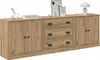 vidaXL Příborníky 3 ks Artisan dub 210 x 35,5 x 67,5 cm Náhled obrázku produktu 3