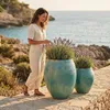 Doniczka ceramiczna Provencelia COCOON Oceaniczny, Ø66 cm x Podgląd zdjęcia produktu 3