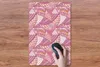 MuchoWow® Mauspad Mousepad Mädchen - Federn - Rosa - Muster Produktbild-Vorschau 4