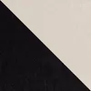 A diagonal split between black and beige fabric. Produktbild-Vorschau