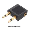 Q44 Flugzeug Kopfhörer Adapter 3,5mm Klinke Flugzeugadapter Produktbild-Vorschau 6