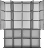 Mondeer Armoire à vêtements DIY 20 cubes en plastique Voir les images du produit 12