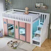 Merax Etagenbett Hochbett 90x200cm mit LED und Produktbild-Vorschau 3