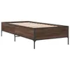 vidaXL Bettgestell Braun Eichen-Optik 75x190 cm Produktbild-Vorschau 3