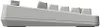 Side view of a white keyboard. Produktbild-Vorschau