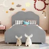 Polsterbett Kinderbett(Grau)hohes Produktbild-Vorschau 8