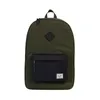 Herschel Rucksack »Heritage« Schulrucksack Grün Schwarz Produktbild-Vorschau 2