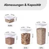 Neoflam - Smart Seal Vorratsbehälter Set 4tlg. - Gr. S, M, Produktbild-Vorschau 2