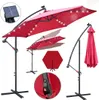 Ombrellone Izrielar 3 m rosso con illuminazione a LED, Anteprima dell’immagine prodotto 13