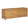 vidaXL Lit surélevé 150x40x55 cm teck vieux bois et acier Voir les images du produit 16