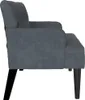 vidaXL Canapé Chesterfield Dunkelgrau 112 x 65.5 x 75 cm Voir les images du produit 5