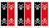 Papiertüten Piraten mit Totenkopf Aufklebern 6er Set natur Produktbild-Vorschau 7
