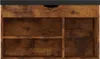 vidaXL Lavice na boty s polštářem kouřový dub 80x30x47 cm Náhled obrázku produktu 5