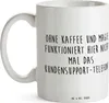 Mr. & Mrs. Panda Teetasse Spruch Kundensupport Magie - Weiß Produktbild-Vorschau 3