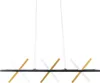Näve Leuchten LED Pendelleuchte "CADICE" l: 100cm gold LED Produktbild-Vorschau 1