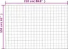 A grid overlay showing the dimensions of a weighted blanket. Náhled obrázku produktu