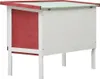 vidaXL Conigliera 1 livello in legno rosso Anteprima dell’immagine prodotto 5