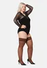 Bellivalini Damen halterlose Strümpfe mit Spitze Plus Size Produktbild-Vorschau 4