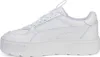 A side view of a white Puma sneaker with a platform sole. Produktbild-Vorschau