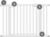 Treppen-Schutzgitter - 75-110 cm - Weiß - Klemmbar - für Produktbild-Vorschau 6