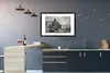 MuchoWow® Gerahmtes Poster Löwin - Jungtier - Schwarz 90x60 Produktbild-Vorschau 5