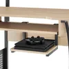 Psací stůl Fife 80x65,5x130,5cm - Průmyslové dřevo světlé, Náhled obrázku produktu 17