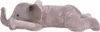 A plush elephant toy lying on its side against a white background. Náhľad obrázku produktu