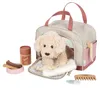 Hund mit Tasche und Pflege-Set rosa Produktbild-Vorschau 2