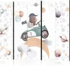 5-teiliger Einseitiger Vlies Paravent - Galactic Races - Produktbild-Vorschau 1