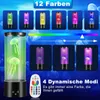Jopassy LED Quallen Nachtlichter Lava Lampe Leuchte Produktbild-Vorschau 5