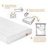 matelas ergonomique 7 zones en mousse froide, 120 x 200 cm, Voir les images du produit 5