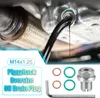1 Set Vis Vidange M14.1-1.25 x 15mm Voiture Bouchon Carter Voir les images du produit 2