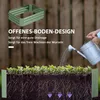 Outsunny – vyvýšený záhon z ocele, záhon, skleník, záhradný Náhľad obrázku produktu 6