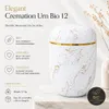 Urne biodégradable pour cendres – Élégante urne funéraire Voir les images du produit 2