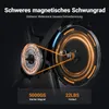 Heimtrainer Fahrrad, magnetisches Fitnessbike mit APP für Produktbild-Vorschau 4