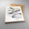 Gerahmtes Poster - Rahmen in heller Eiche - Stein Produktbild-Vorschau 3