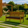 Bankkissen 120×60×7 cm braun – Sitzkissen für Gartenbank Produktbild-Vorschau 5