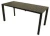 Ausziehtisch 70 x 75 x 117/162 cm Aluminium Grau Produktbild-Vorschau 2