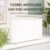 Standfüße 2er-Set für Infrarotheizung – Aluminium – passend Produktbild-Vorschau 3